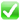 green circle checkmark